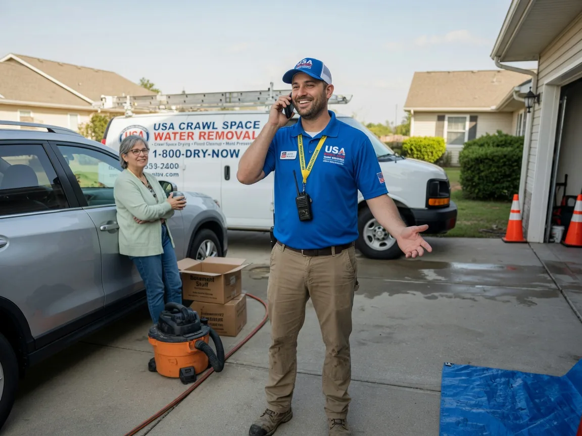 Crawl Space Water Removal Beulaville, NC FAQs